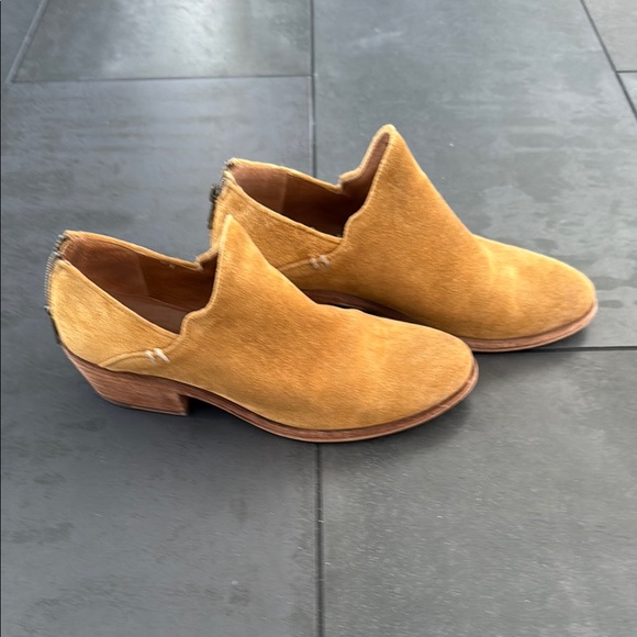 Frye Tan Suede Ankle Booties main image 0